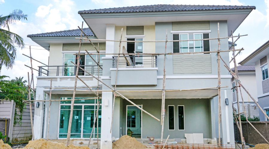 construction of new home in florida